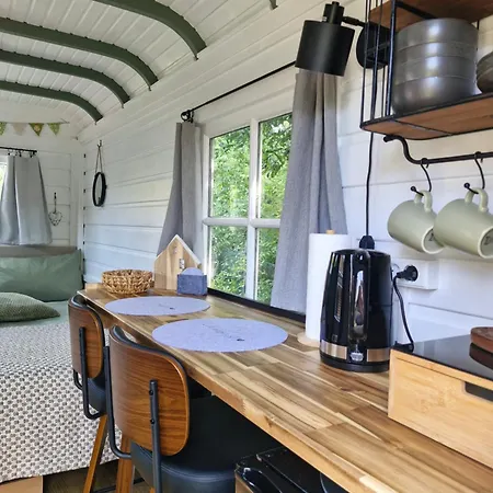 Apartmán Tiny House Luettje - Glamping Im Bauwagen An Der Elbe *